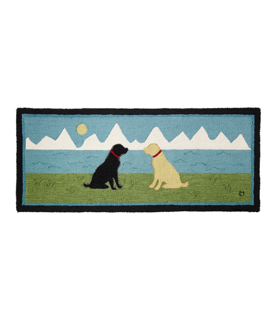 Lakeside Labs Wool Hooked Novelty Runner