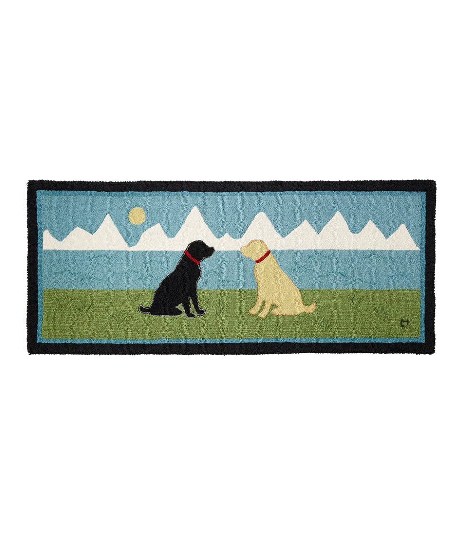 Lakeside Labs Wool Hooked Novelty Runner