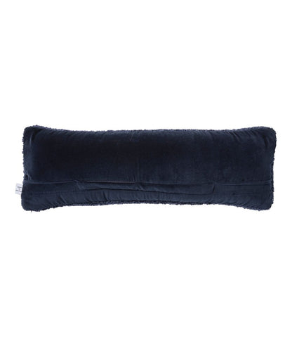 Wool Hooked Throw Pillow, Whale, 8" x 24"