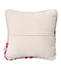 Red Lobster Wool Hooked Throw Pillow 14" x 14"