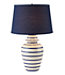 Portland Ceramic Lamp Stripe
