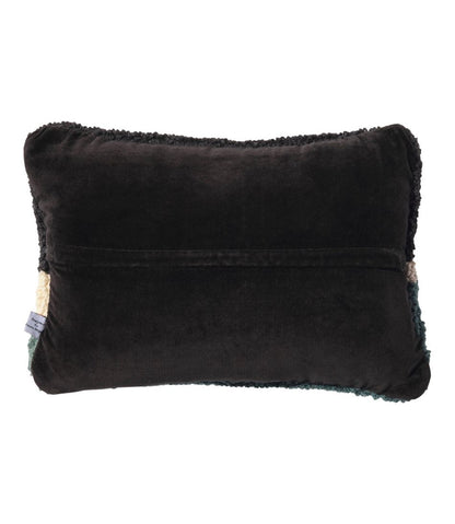 Wool Hooked Throw Pillow, Winter Woods, 12" x 18"