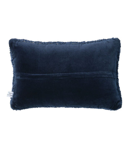 Wool Hooked Throw Pillow, Whale, 12" x 18"