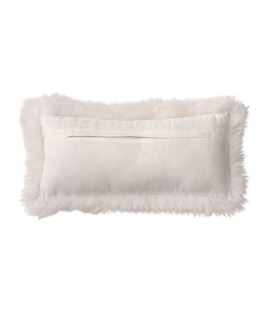 Sheepskin Throw Pillow 11" x 22"