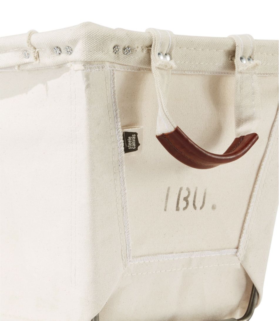 Steele Small Carry Basket With Wood Runners