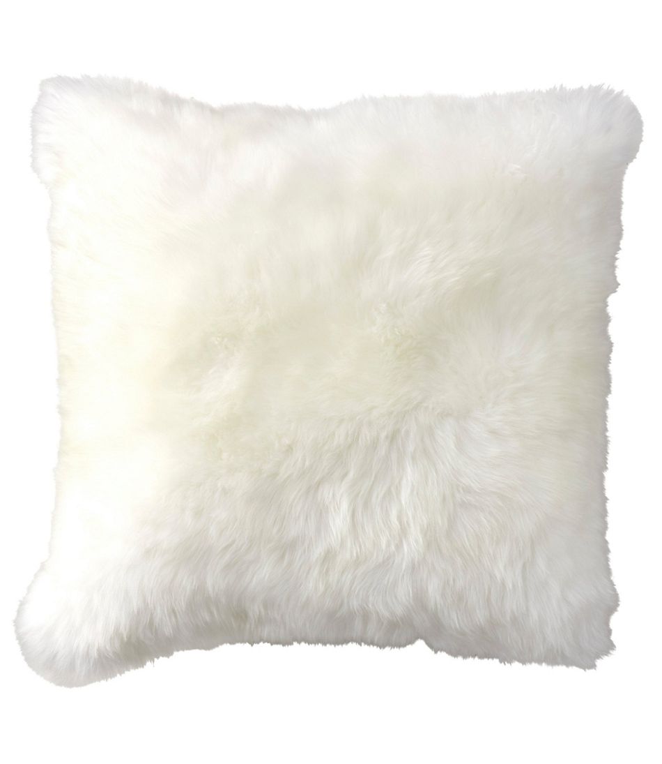 20" x 20" Sheepskin Throw Pillow