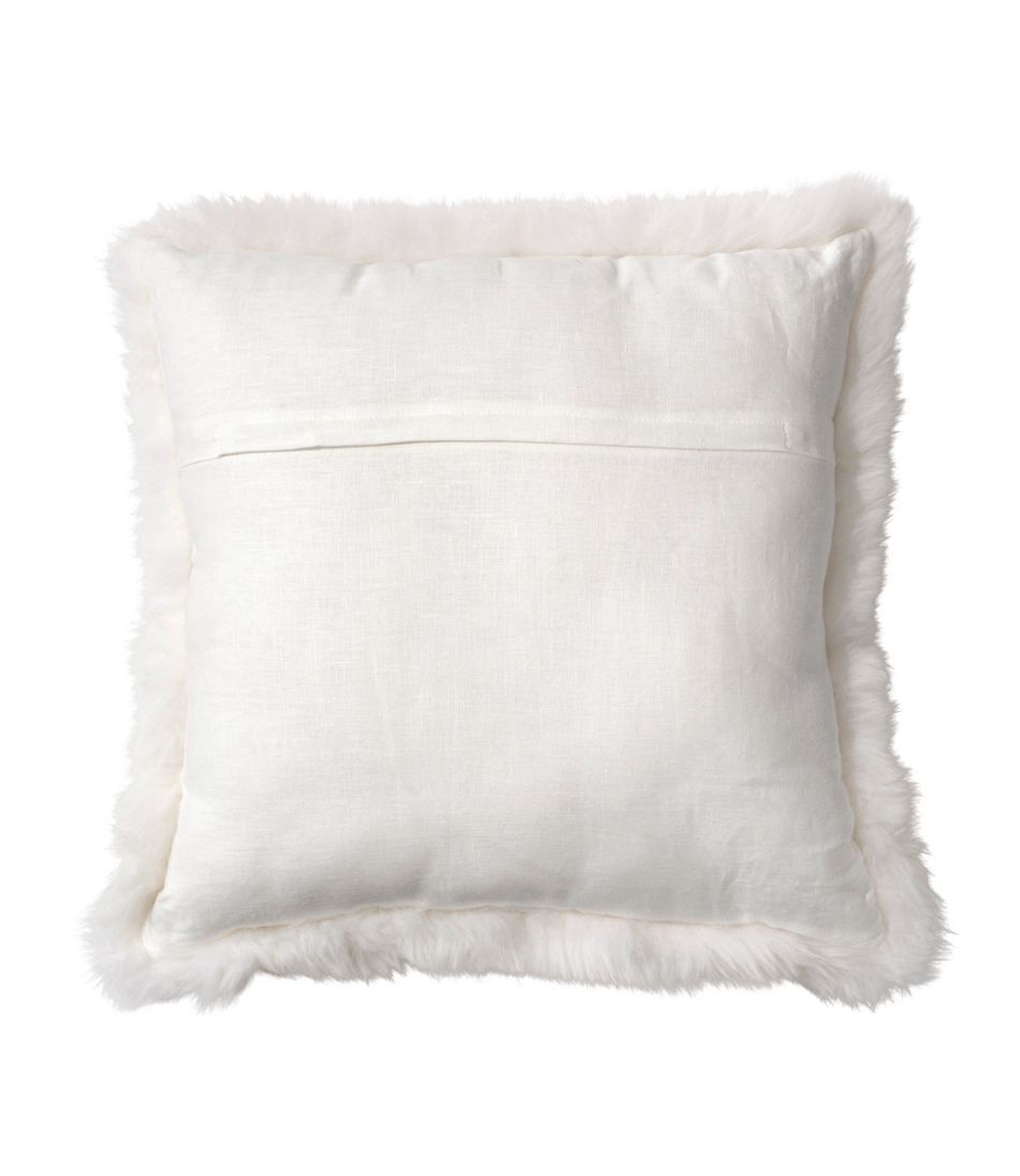 20" x 20" Sheepskin Throw Pillow