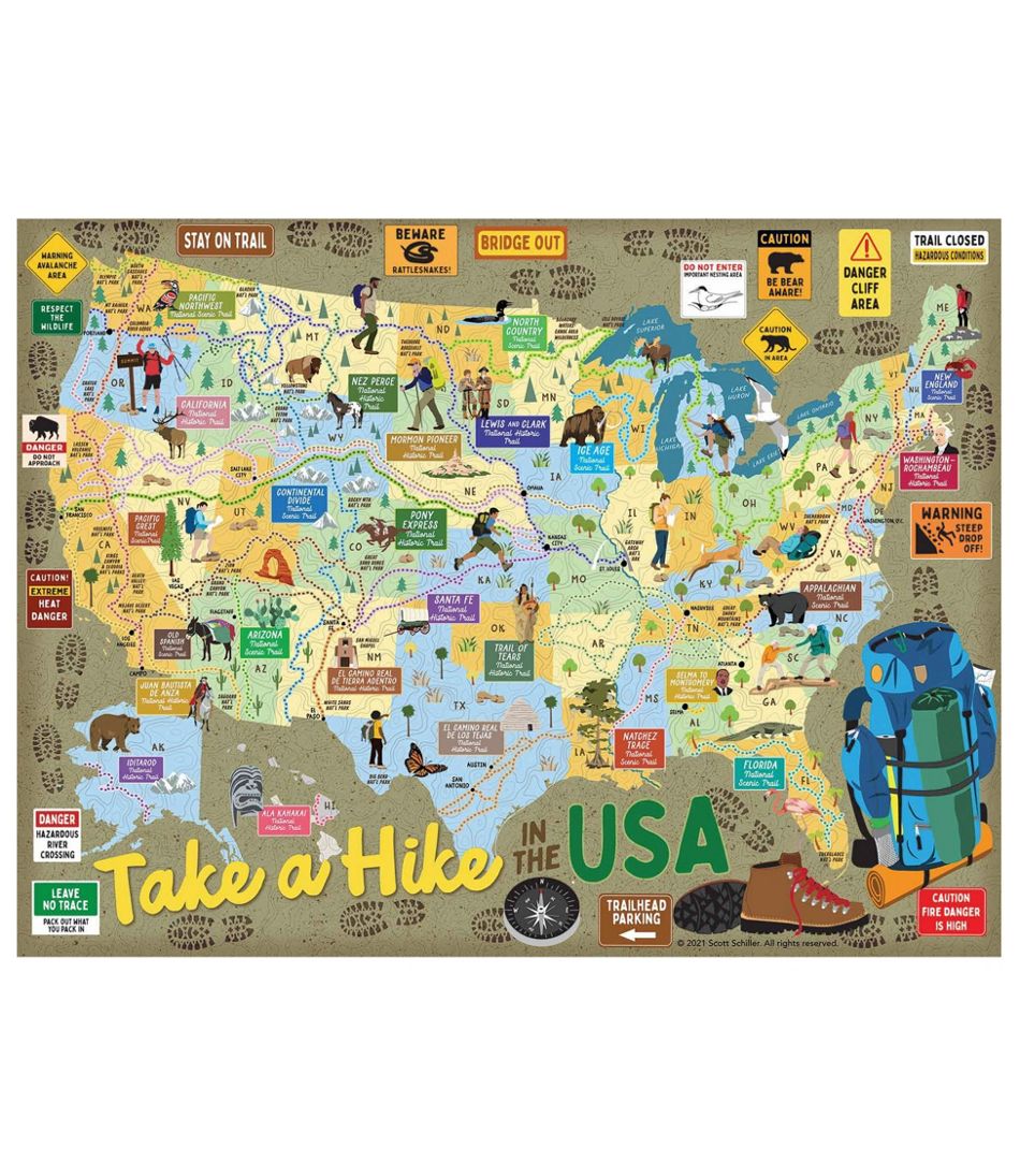 500 Pieces Take A Hike Puzzle