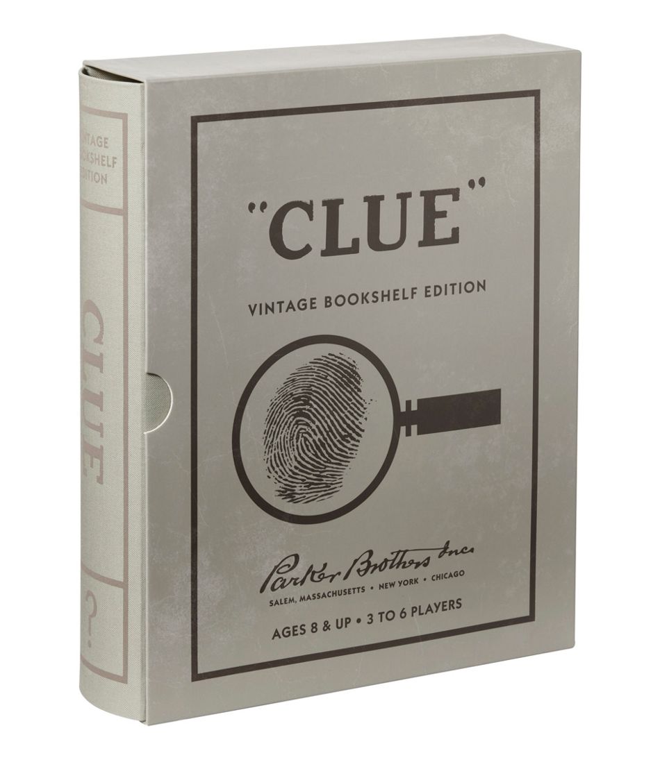 Clue Vintage Bookshelf Game