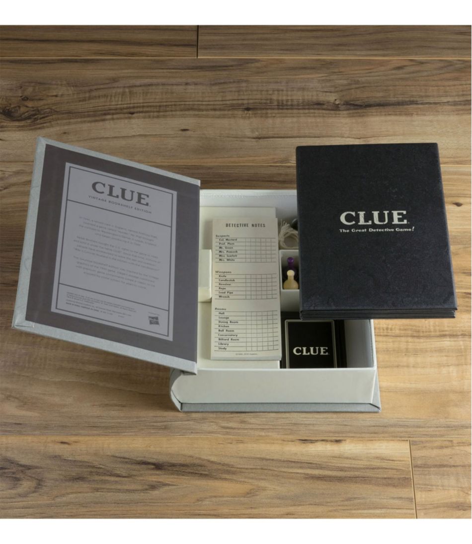 Clue Vintage Bookshelf Game