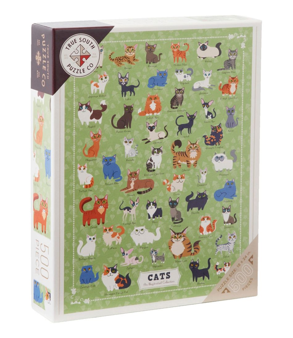 Illustrated Cats Puzzle 500 Pieces