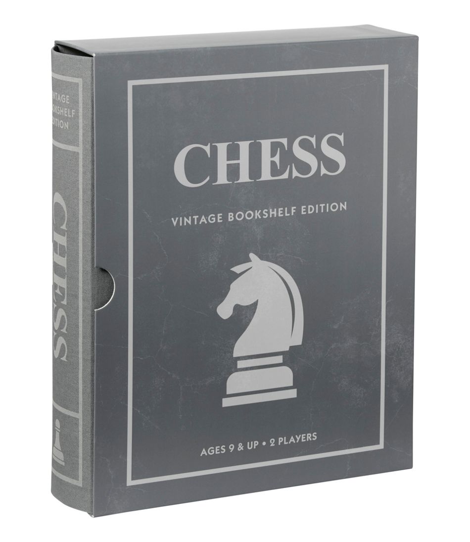 Chess Vintage Bookshelf Game