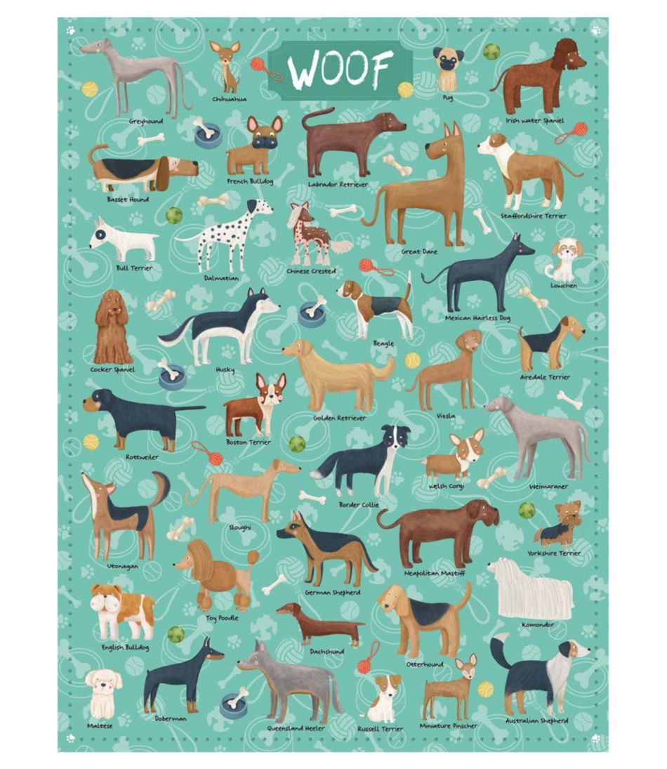 500 Pieces Woof Dogs Puzzle