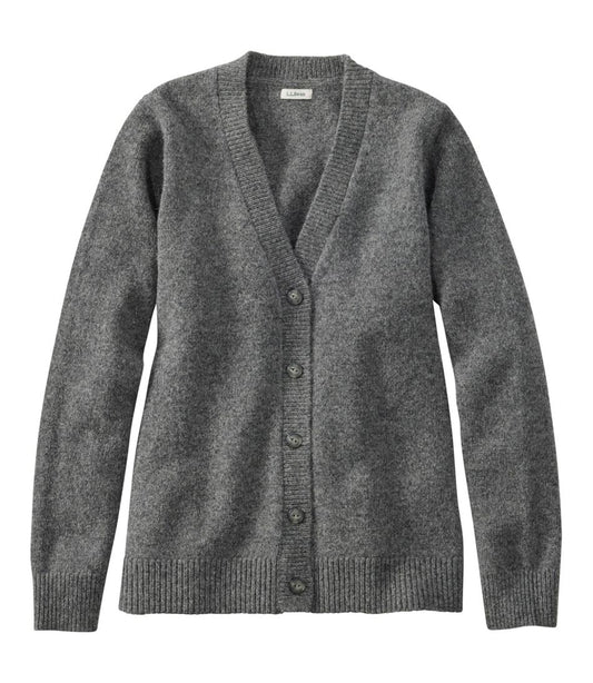 Women's Bean's Classic Ragg Wool Sweater, Button-Front Cardigan