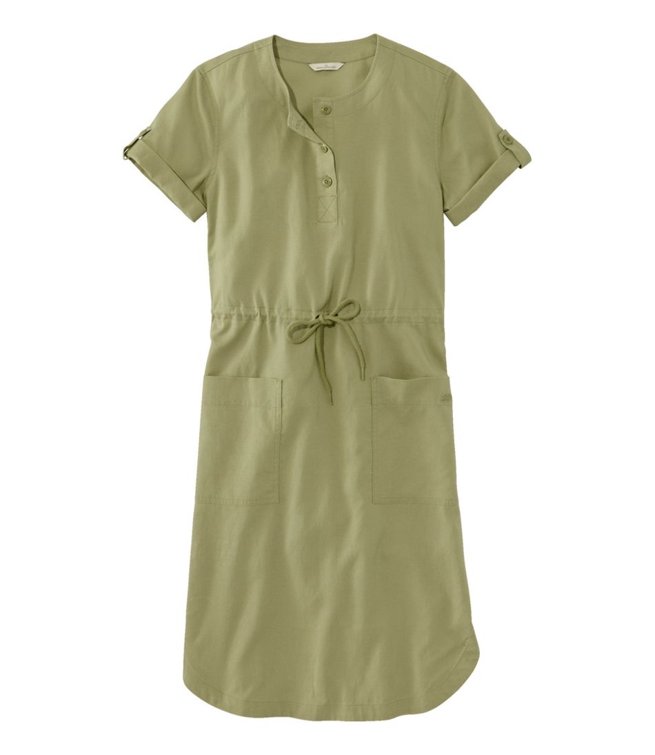 Women's Signature Tencel Linen Blend Woven Dress