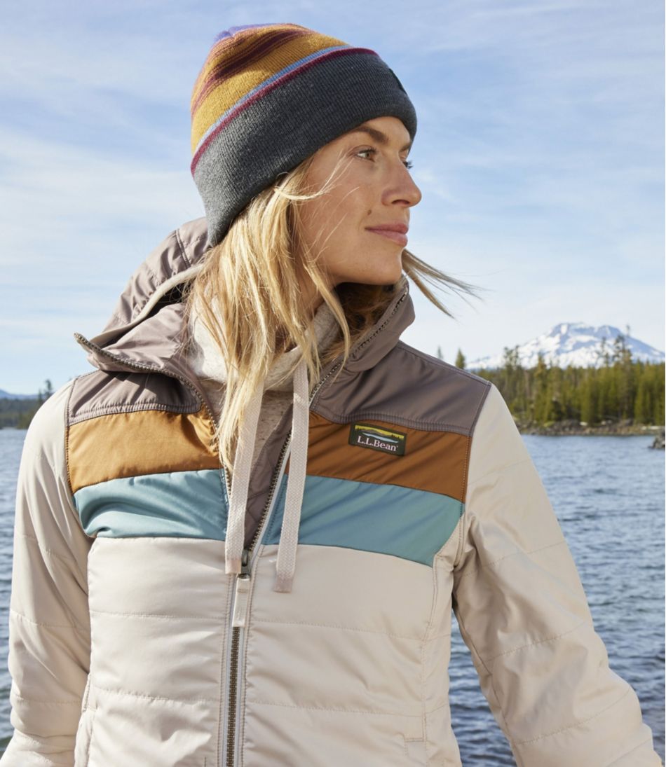 Women's Mountain Classic Puffer Hooded Jacket Colorblock