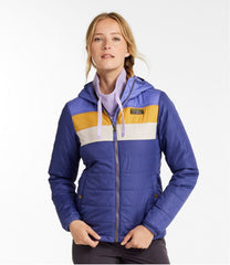 Women's Mountain Classic Puffer Hooded Jacket Colorblock