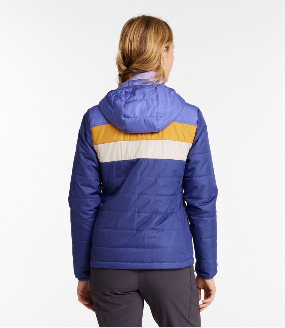 Women's Mountain Classic Puffer Hooded Jacket Colorblock