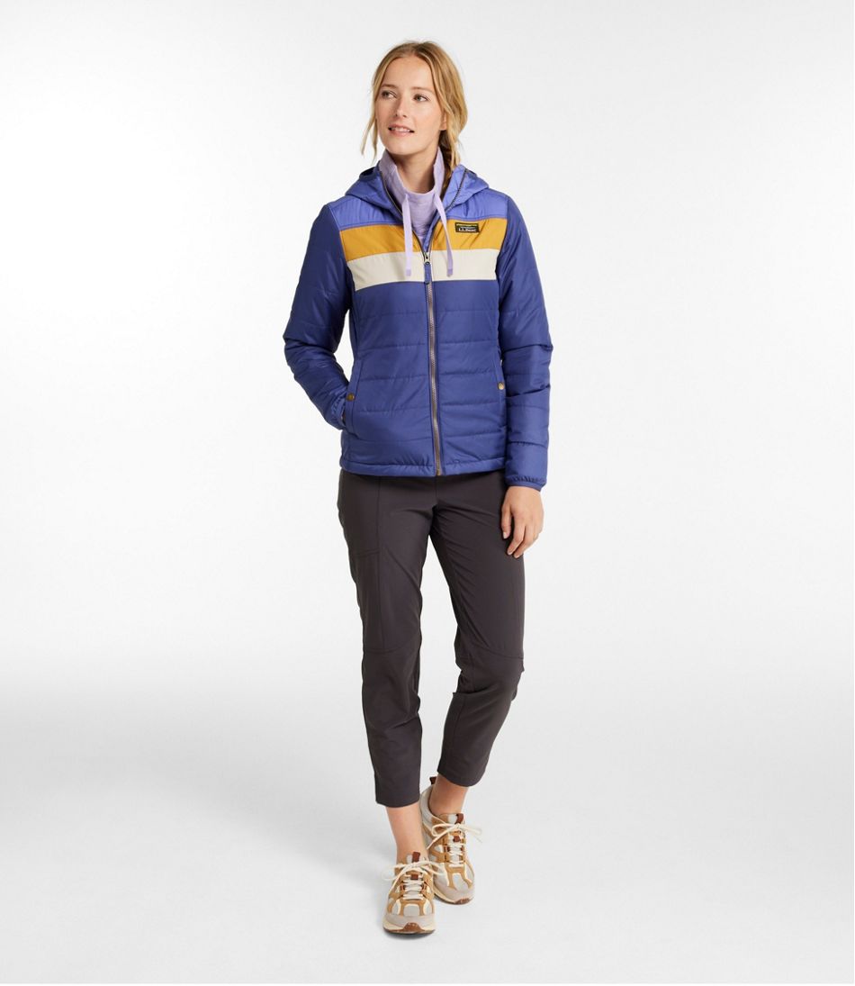 Women's Mountain Classic Puffer Hooded Jacket Colorblock