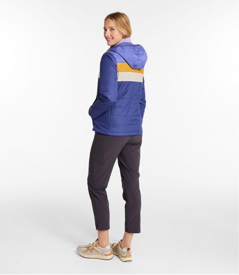 Women's Mountain Classic Puffer Hooded Jacket Colorblock