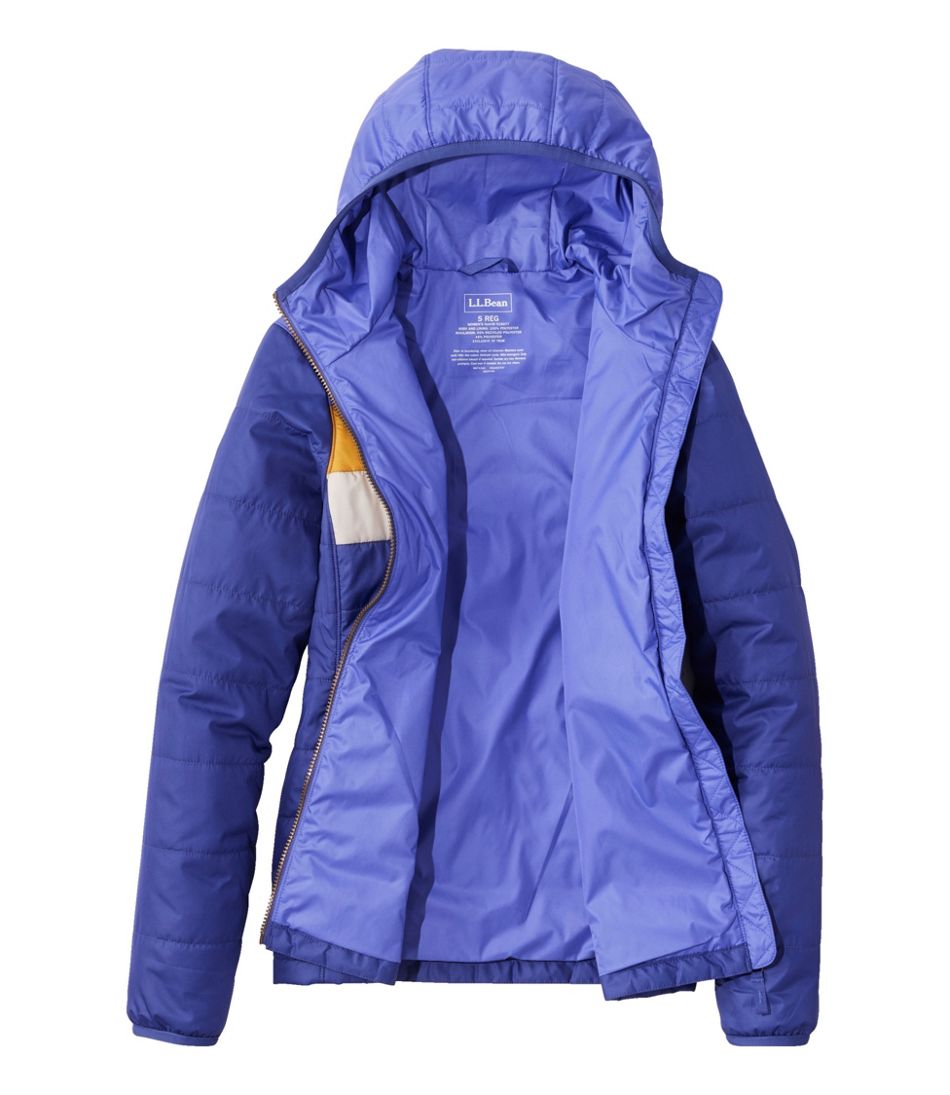 Women's Mountain Classic Puffer Hooded Jacket Colorblock