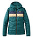 Women's Mountain Classic Puffer Hooded Jacket Colorblock