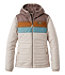 Women's Mountain Classic Puffer Hooded Jacket Colorblock