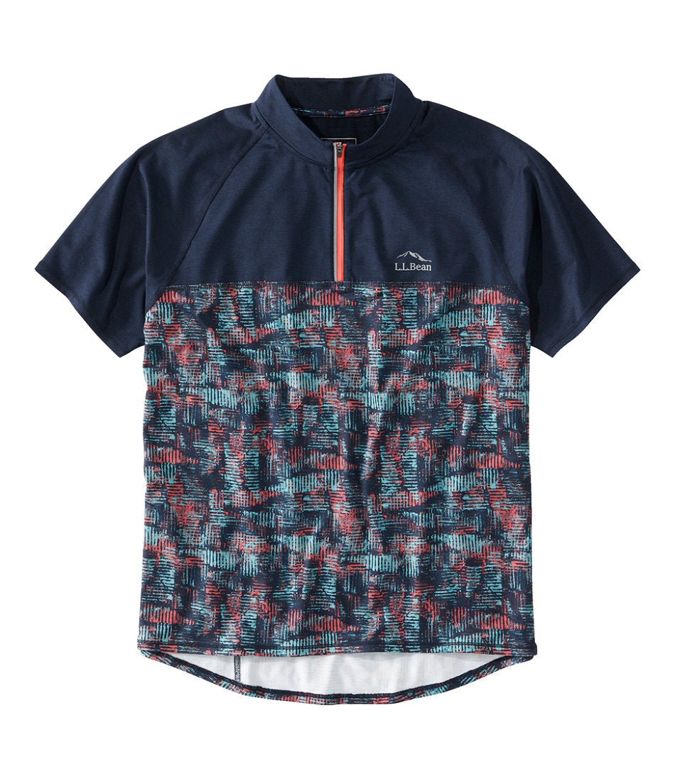 Short-Sleeve Print Men's Comfort Cycling Jersey