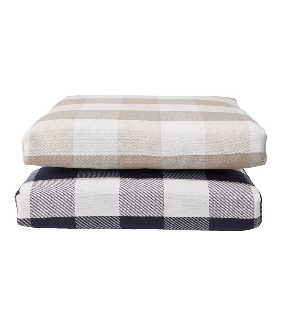 All-Weather Folding/Armless Chair Cushion Buffalo Plaid