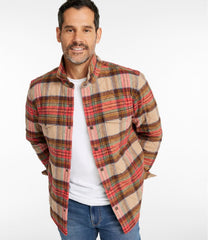 Men's Quilted Scotch Plaid Flannel Shirt Jac