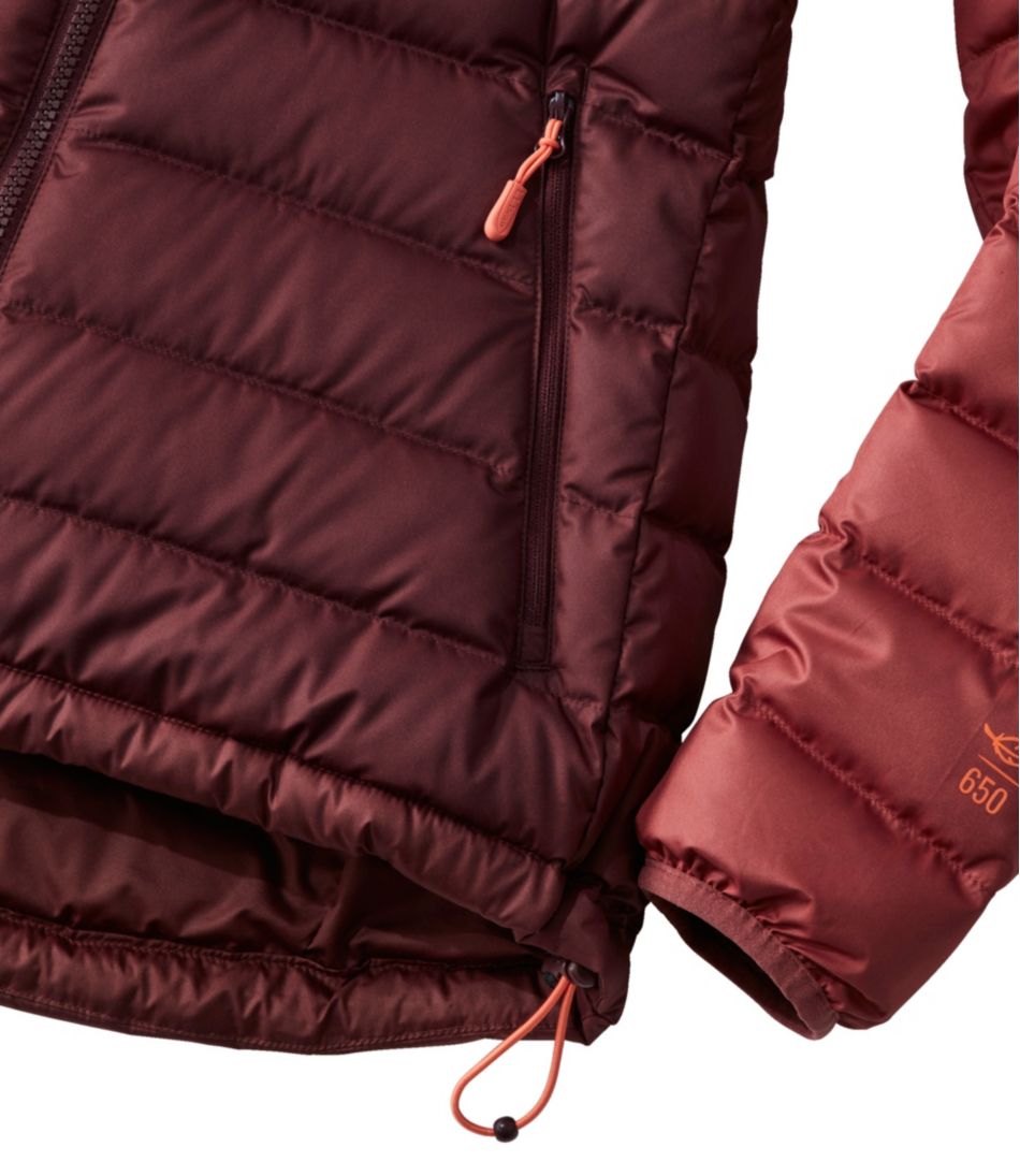 Colorblock Women's Bean's Down Hooded Jacket