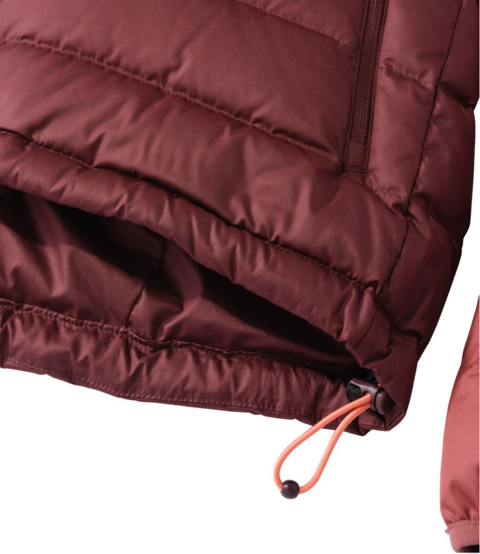 Colorblock Women's Bean's Down Hooded Jacket