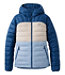 Colorblock Women's Bean's Down Hooded Jacket