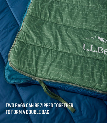 Adults' L.L.Bean Puffer Sleeping Bag, 40° Print