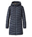 Three-Quarter Length Women's Ultralight 850 Down Hooded Coat