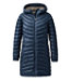 Three-Quarter Length Women's Ultralight 850 Down Hooded Coat