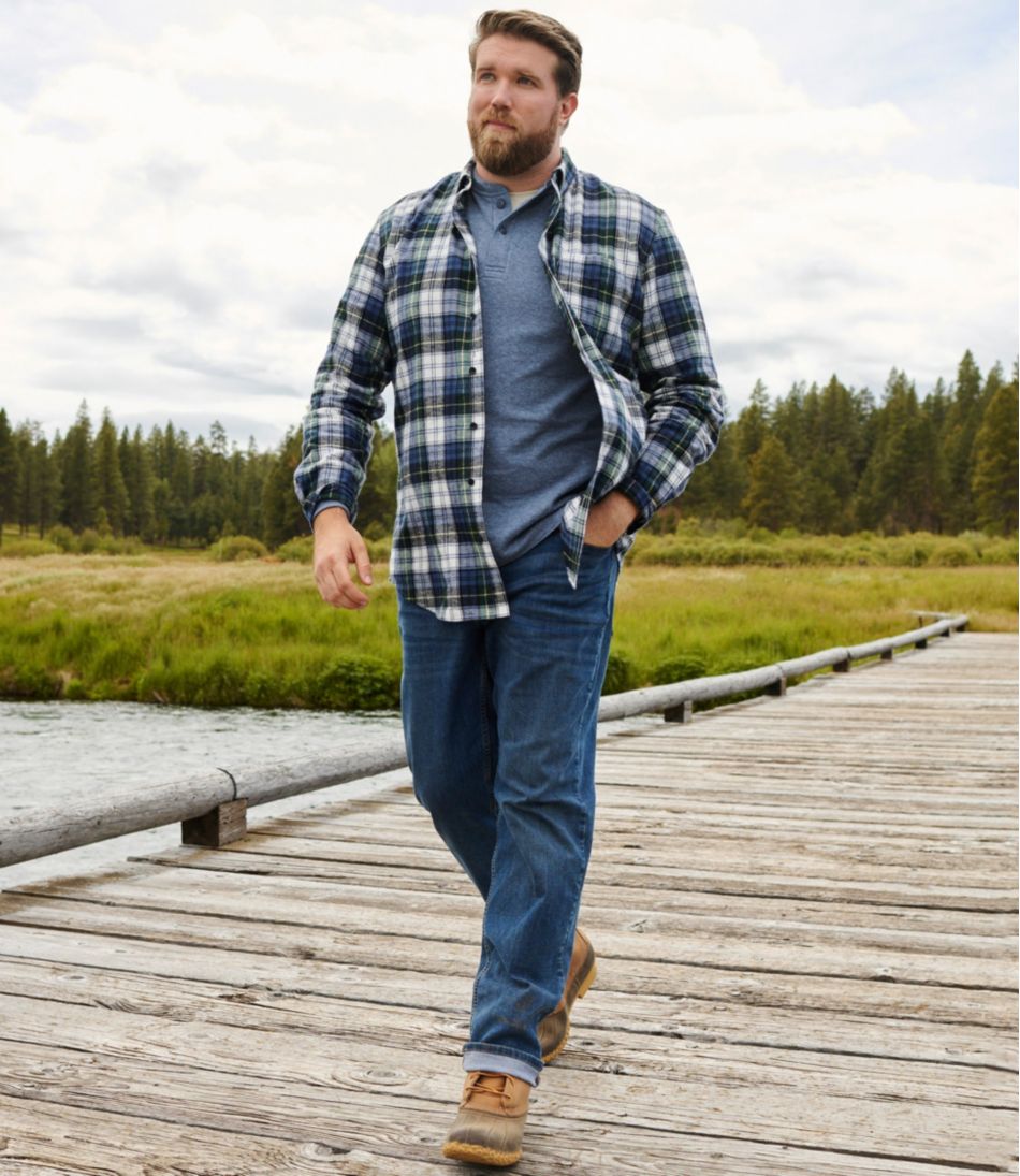 Standard Athletic Fit Men's BeanFlex® Jeans Straight Leg